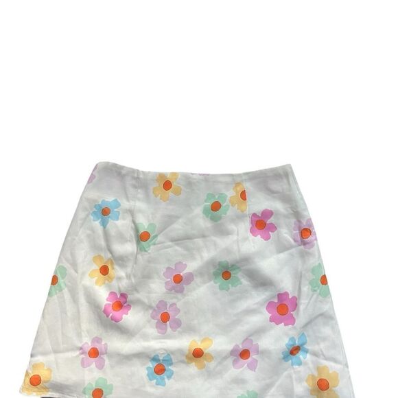 Princess Polly Mishnah Mini Skirt BNWT Non Smoking Floral Lined 0 - Picture 2 of 13